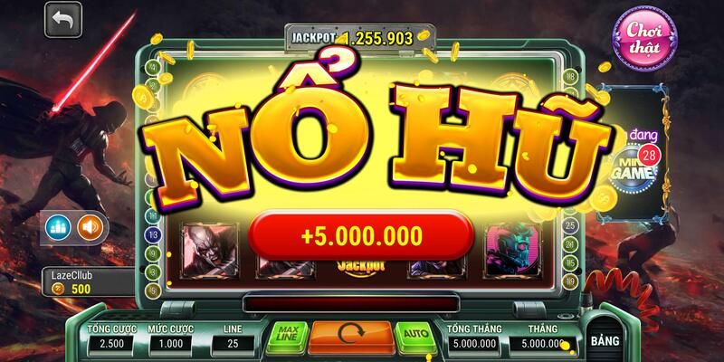 Nổ hũ Club cung cấp tỷ lệ trả thưởng cao